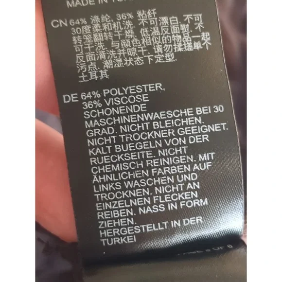 REISS Fleur Off The Shoulder Ruched Jersey Midi Dress Brown Long Sleeve Sz Large - Picture 15 of 15